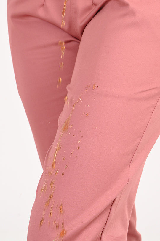 Stain Proof Turkish Pink Cotton Lycra Pant