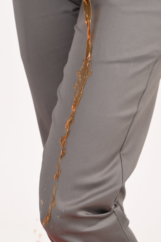 Stain Proof Dark Grey Cotton Lycra Pant