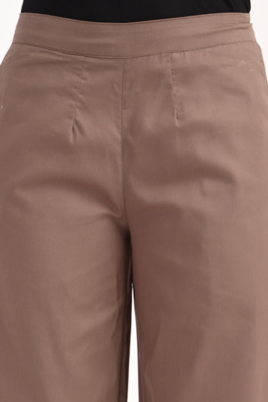 Anti Stain Brown Palazzo pant