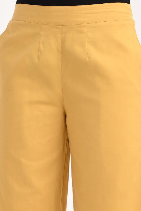 Anti Stain Yellow Palazzo pant