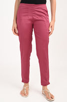 Anti Stain All Day Dusky Rose Cotton Lycra Pant