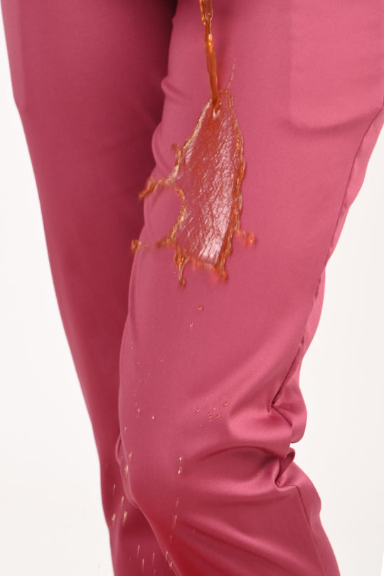 Stain Proof Dusky Rose Cotton Lycra Pant