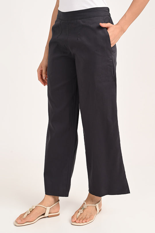 Anti Stain Grey Palazzo pant