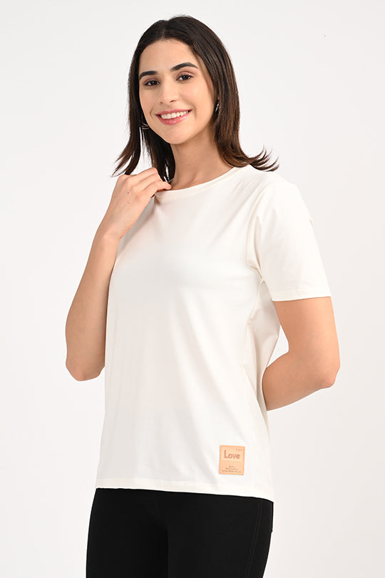 Air Cool-Anti Stain White T-Shirt