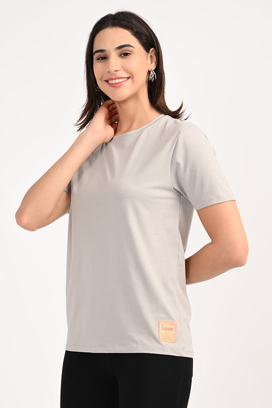 Air Cool-Anti Stain Grey T-Shirt