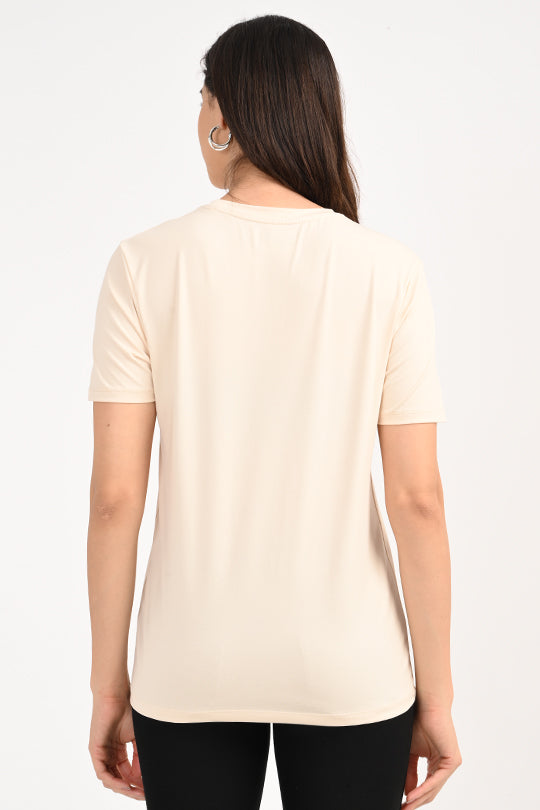 Air Cool-Anti Stain Cream T-Shirt