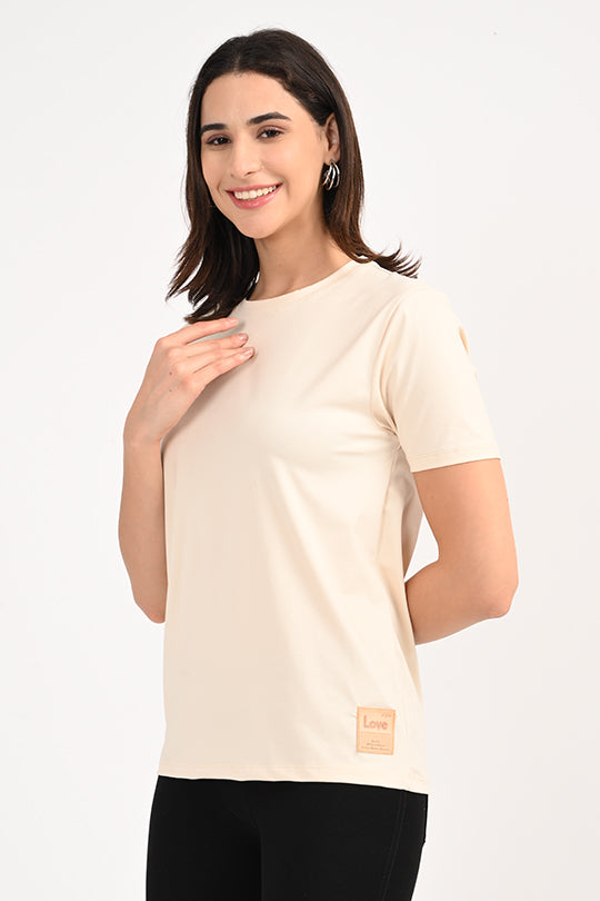 Air Cool-Anti Stain Cream T-Shirt