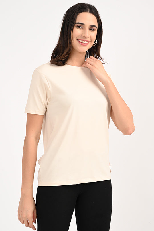 Air Cool-Anti Stain Cream T-Shirt