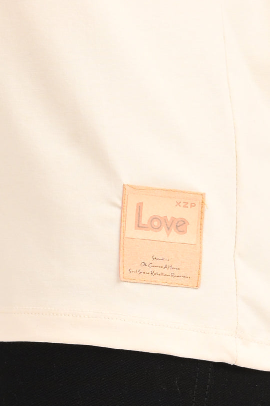 Air Cool-Anti Stain Cream T-Shirt