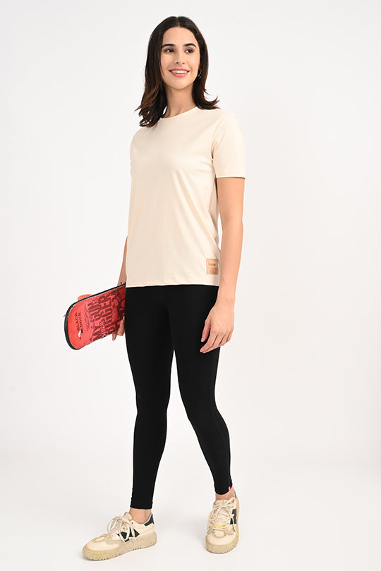 Air Cool-Anti Stain Cream T-Shirt