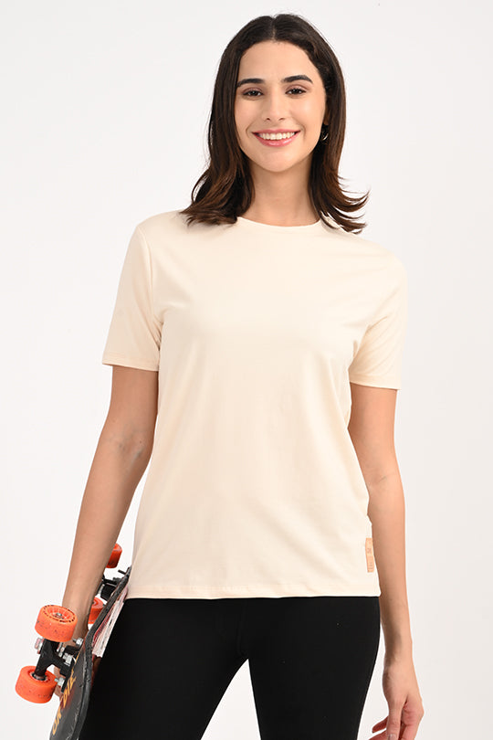 Air Cool-Anti Stain Cream T-Shirt