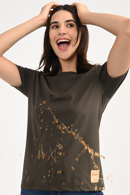 Air Cool-Anti Stain Dark Grey T-Shirt