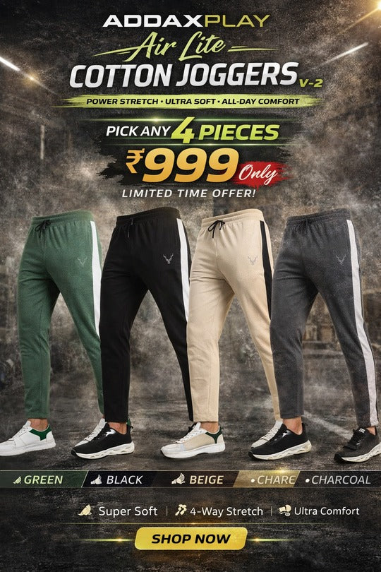 Air Lite Cotton Jogger Pants Version (2)  - Classic Green