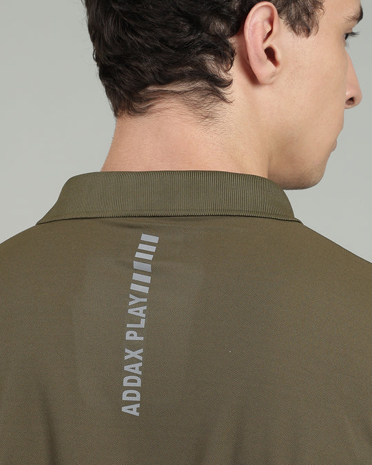 Aircool Tee Polo Tshirt - Olive Green