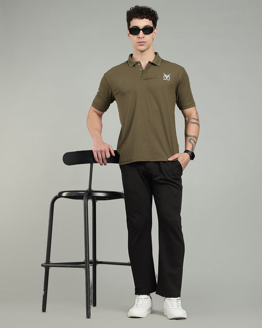 Aircool Tee Polo Tshirt - Olive Green