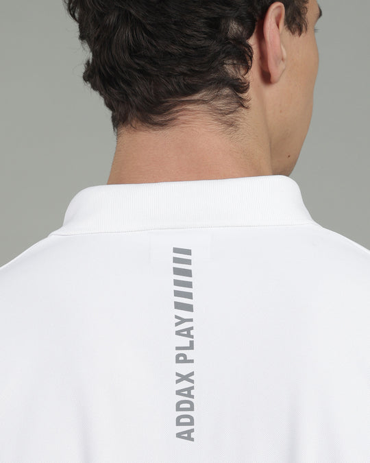 Aircool Tee Polo Tshirt - White