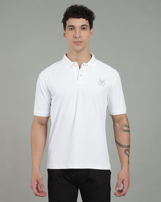 Aircool Tee Polo Tshirt - White