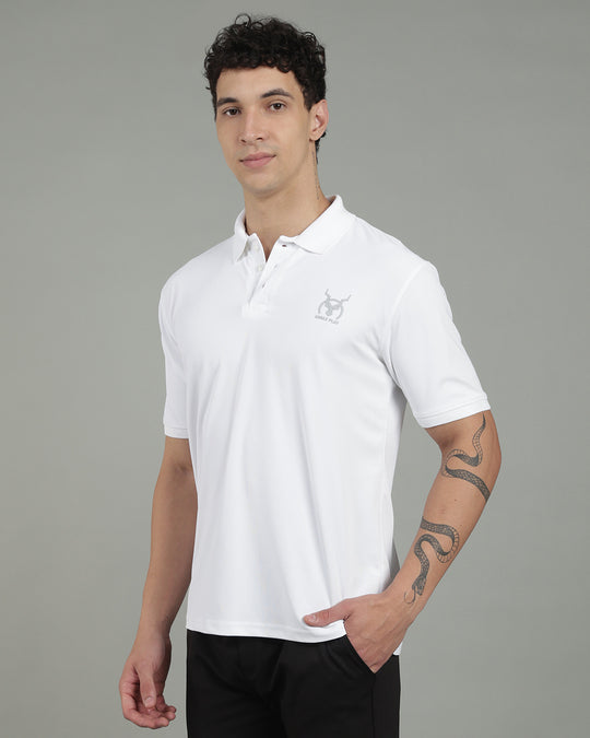 Aircool Tee Polo Tshirt - White