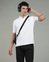 Aircool Tee Polo Tshirt - White