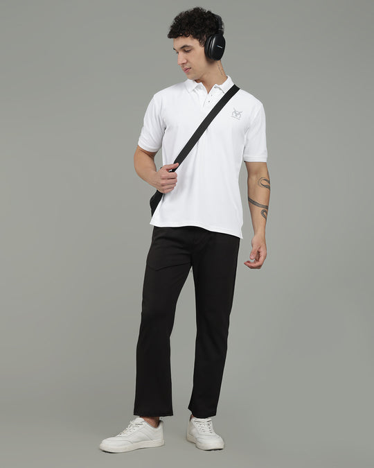Aircool Tee Polo Tshirt - White