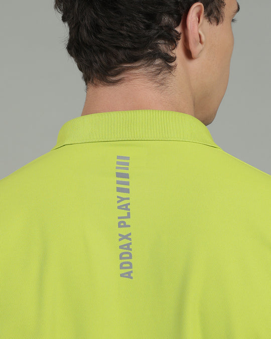 Aircool Tee Polo Tshirt - Lime Green