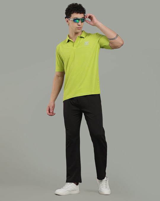 Aircool Tee Polo Tshirt - Lime Green