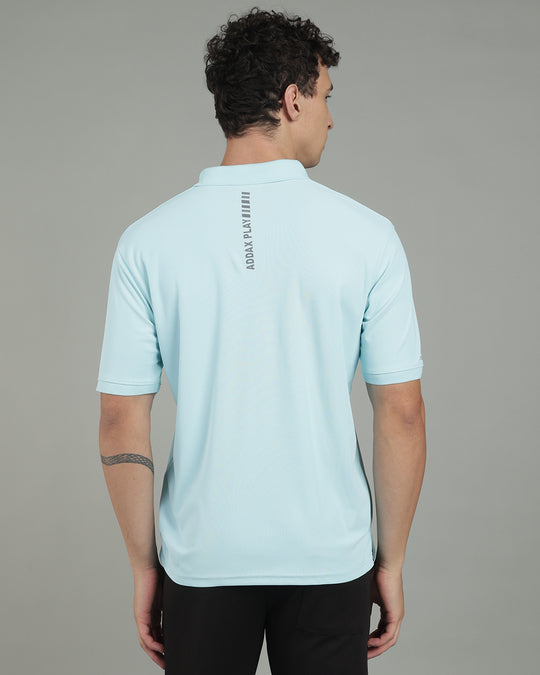 Aircool Tee Polo Tshirt - Sky Blue