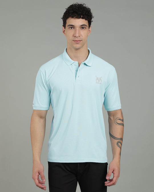 Aircool Tee Polo Tshirt - Sky Blue