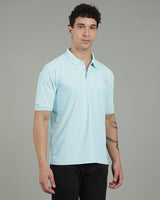 Aircool Tee Polo Tshirt - Sky Blue