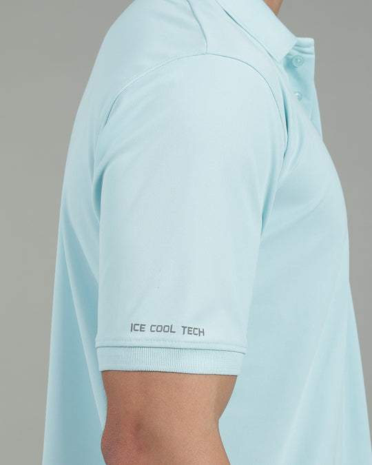 Aircool Tee Polo Tshirt - Sky Blue