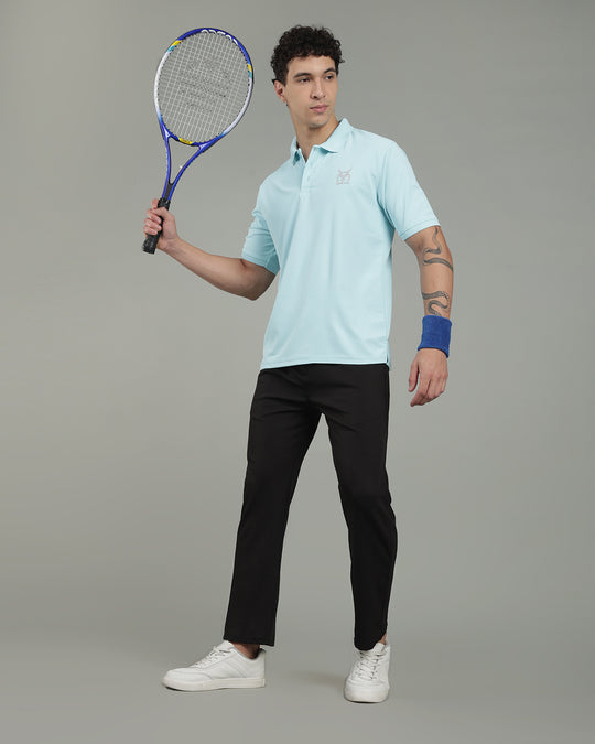 Aircool Tee Polo Tshirt - Sky Blue