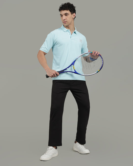 Aircool Tee Polo Tshirt - Sky Blue