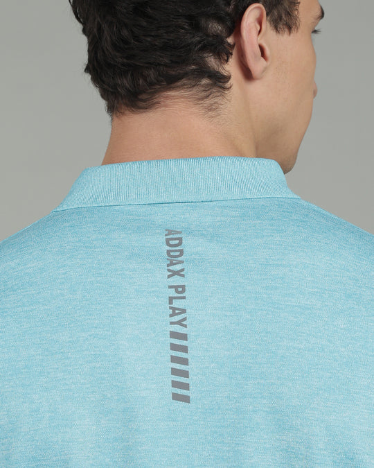 Aircool Tee Polo Tshirt - Ice Blue