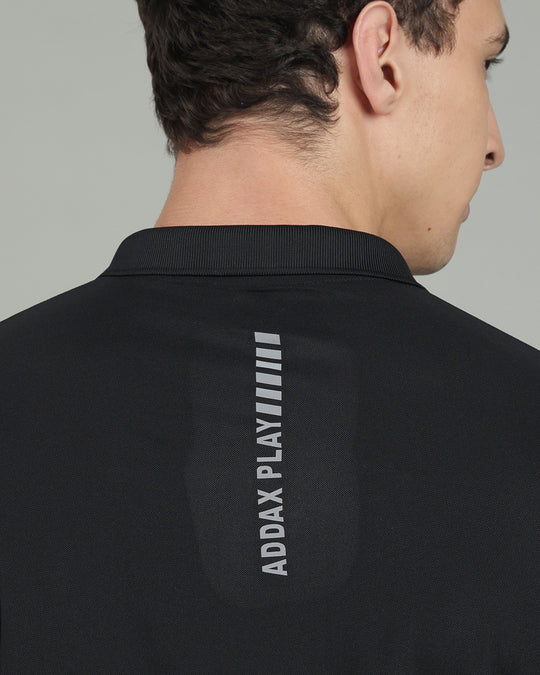 Aircool Tee Polo Tshirt - Black