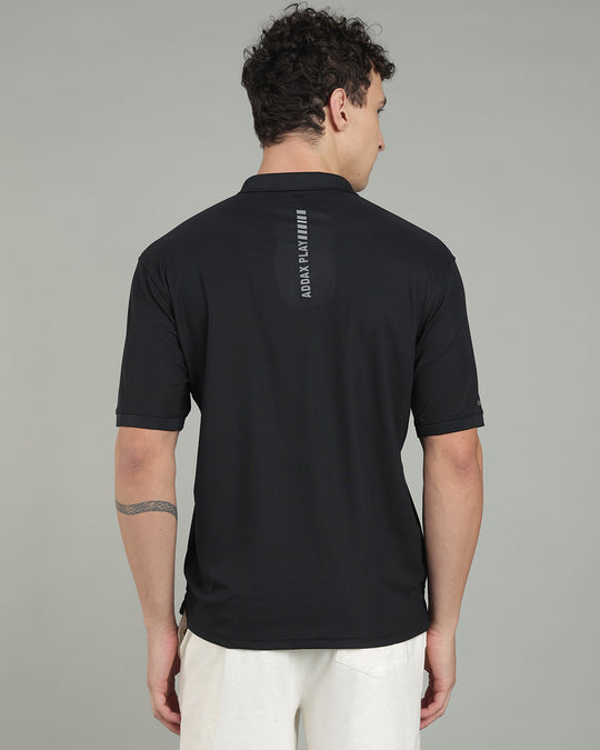 Aircool Tee Polo Tshirt - Black