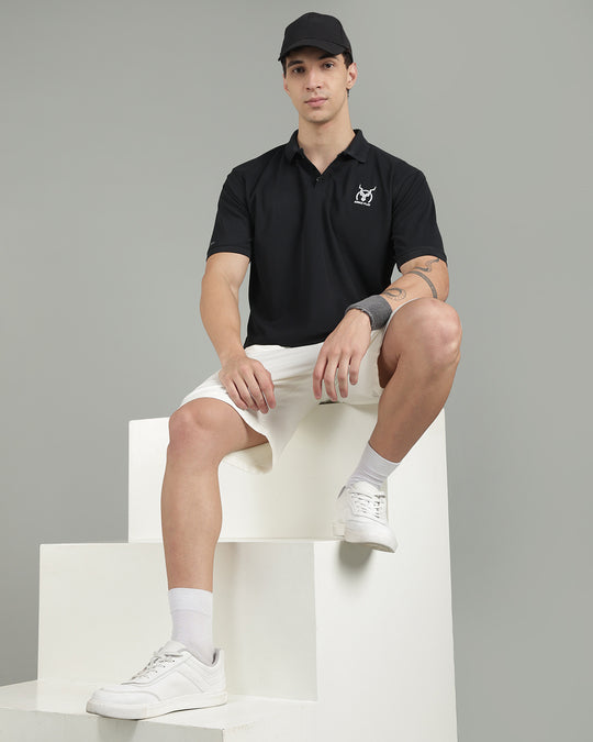 Aircool Tee Polo Tshirt - Black