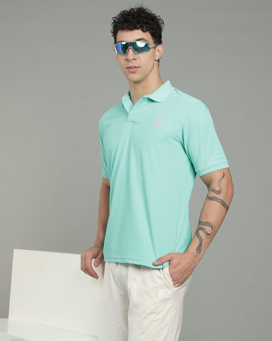 Aircool Tee Polo Tshirt - Mint Green