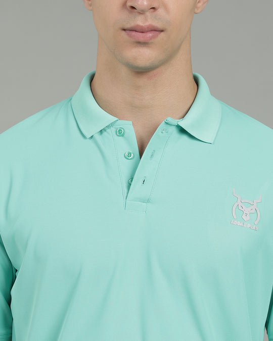 Aircool Tee Polo Tshirt - Mint Green
