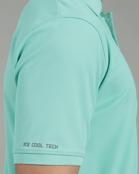 Aircool Tee Polo Tshirt - Mint Green