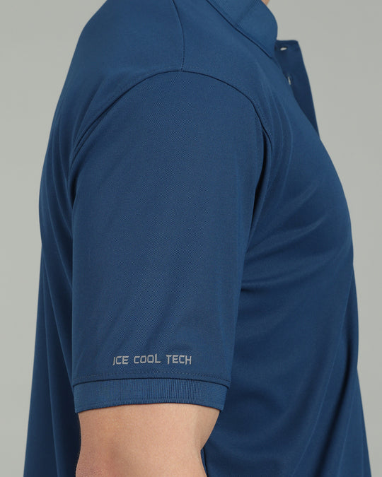 Aircool Tee Polo Tshirt - Airforce Blue