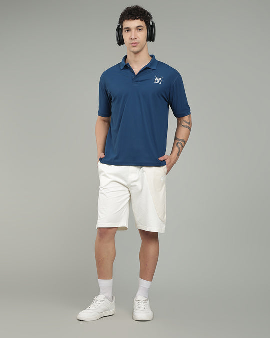 Aircool Tee Polo Tshirt - Airforce Blue