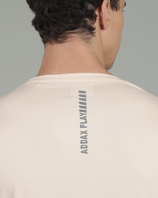 Air Cool Tee – Half Sleeve - Beige