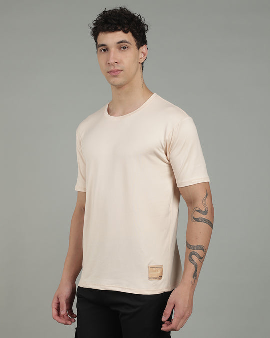 Air Cool Tee – Half Sleeve - Beige