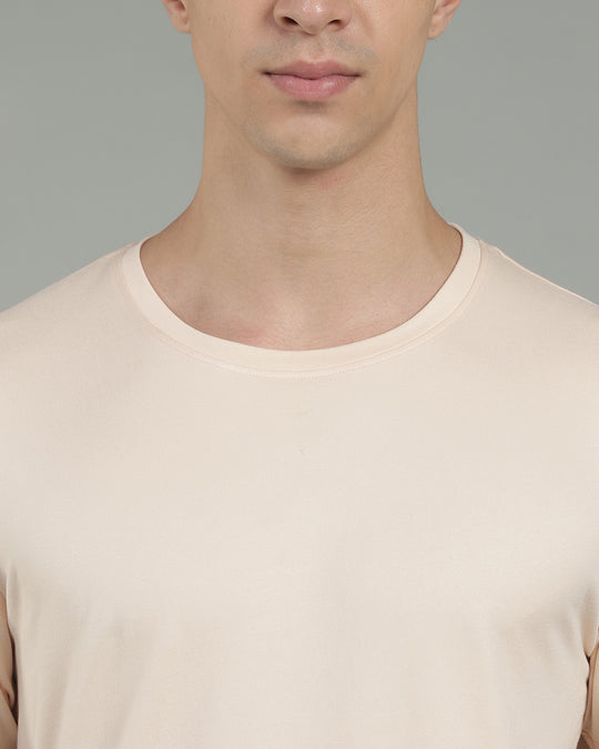 Air Cool Tee – Half Sleeve - Beige
