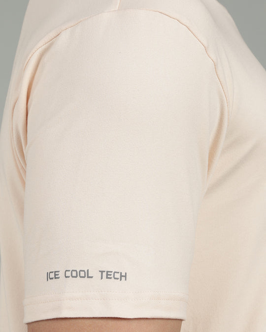 Air Cool Tee – Half Sleeve - Beige