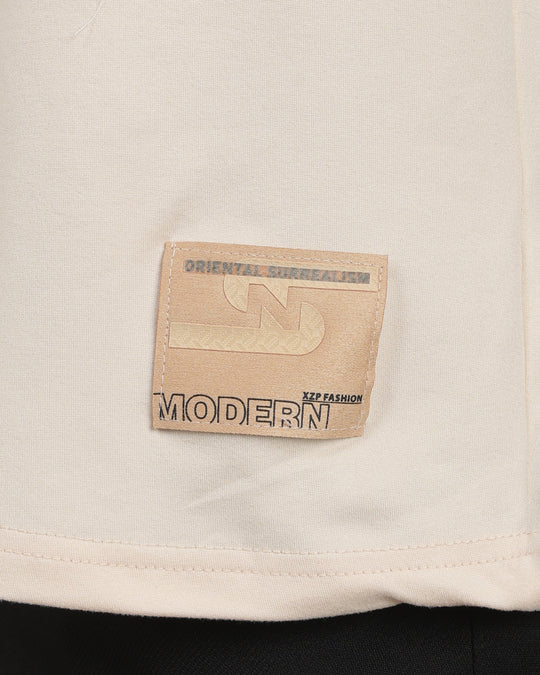 Air Cool Tee – Half Sleeve - Beige