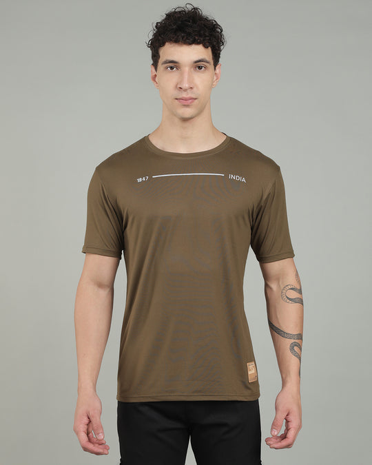 Air Cool Tee – Half Sleeve - Olive Green