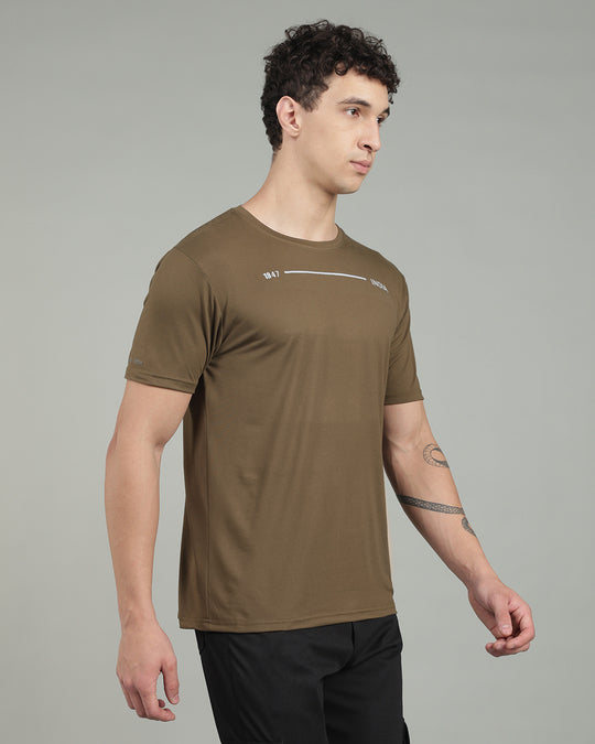 Air Cool Tee – Half Sleeve - Olive Green