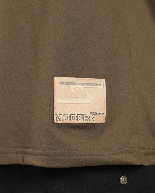 Air Cool Tee – Half Sleeve - Olive Green