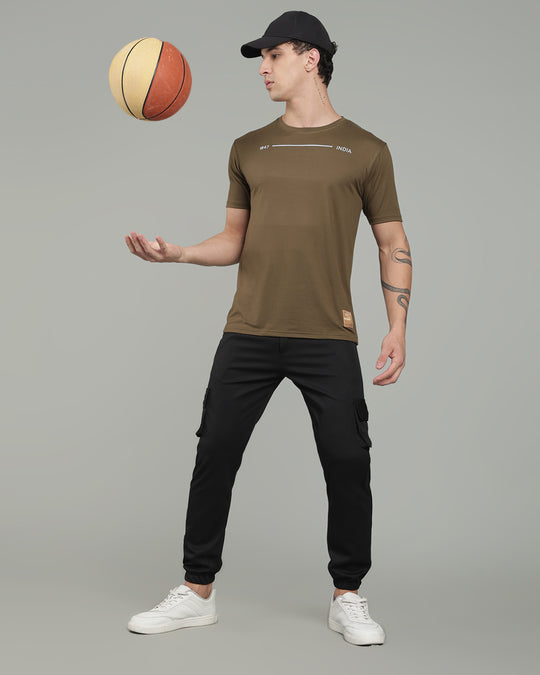 Air Cool Tee – Half Sleeve - Olive Green